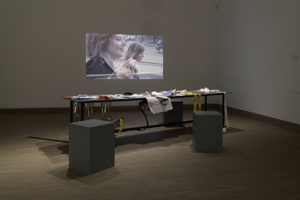 The Golden Pixel Cooperative, “Half of the Sky”, 2020, exhibition view, Künstlerhaus Vienna. Photo: Marlies Pöschl @Bildrecht, Vienna 2024.